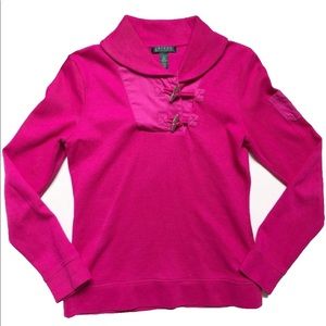 LAUREN Ralph Lauren dark pink women's sweater